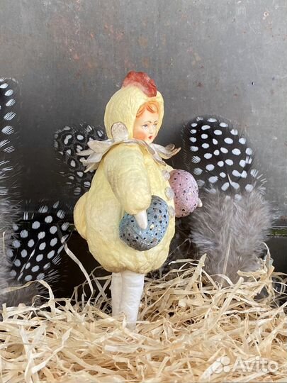 Ватная елочная игрушка Цыпа