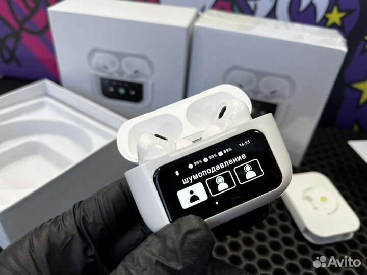 Airpods pro 2 с сенсорным экраном