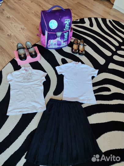 Вещи пакетом для школы 128-134