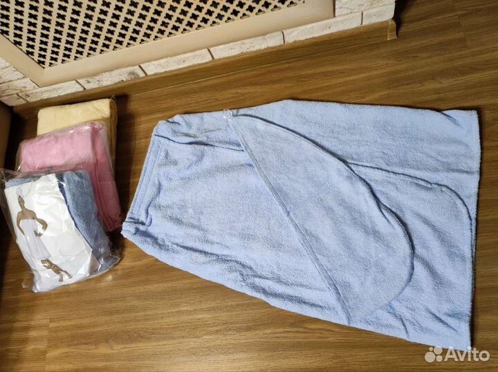 Набор для бани и сауны: килт и полотенце-чалма