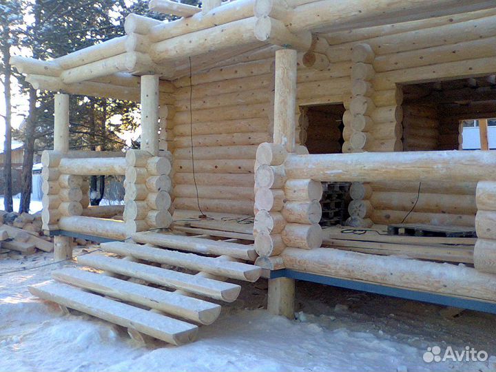 Срубы домов, бань любой сложности