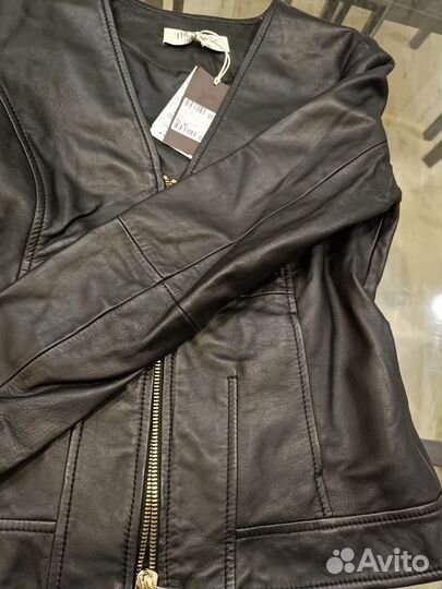 Кожаная куртка женская