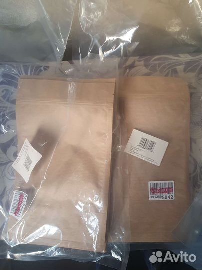 Крафт пакеты дой-пак с окном