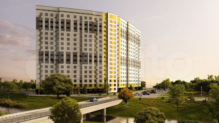 3-к. квартира, 83,3 м², 4/17 эт.