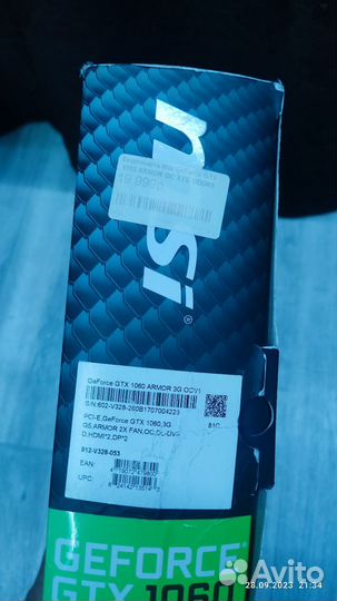 Видеокарта gtx 1060 3gb