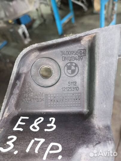 Крепление заднего бампера правое BMW X3 E83