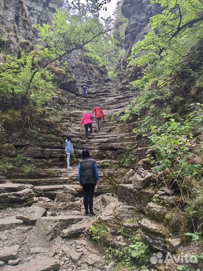 Тур на Айские притесы и сухой водопад