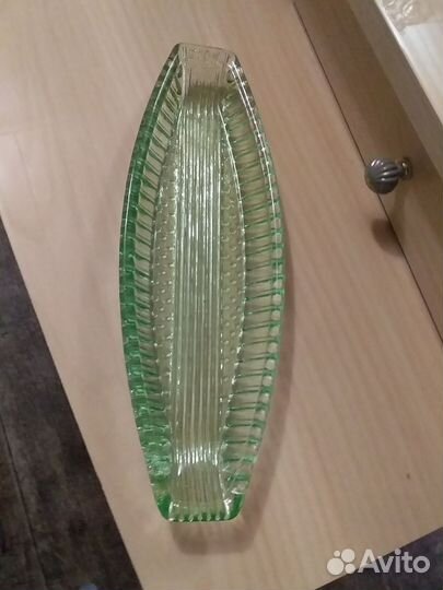 Селедочница СССР цветное стекло