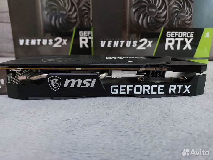Две MSI nvidia GeForce RTX 3060 Ti 8 гб