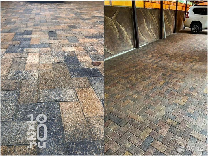 Тротуарная плитка, бордюры