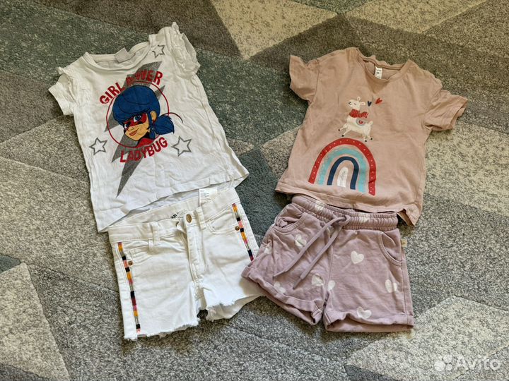 Вещи пакетом для девочки 98 104