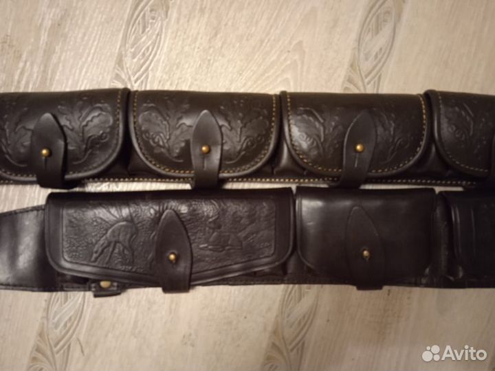 Патронташ закрытый калибр 12 на 20 и 25 патронов