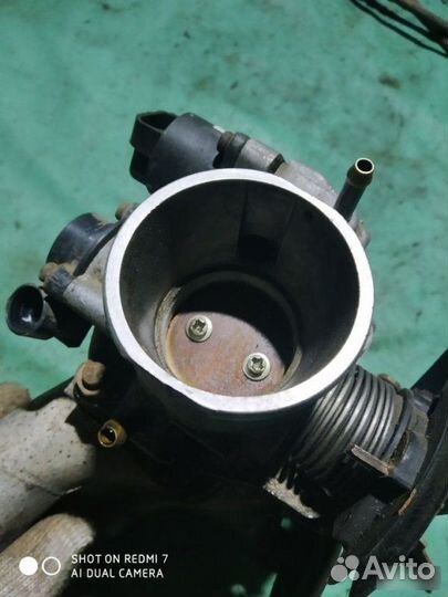 Часть впускного коллектора с дросселем Заз Chance