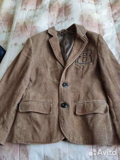 Пиджак детский вельветовый в стиле Casual