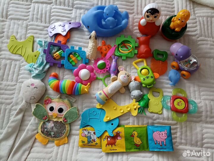 Игрушки погремушки для малышей пакетом
