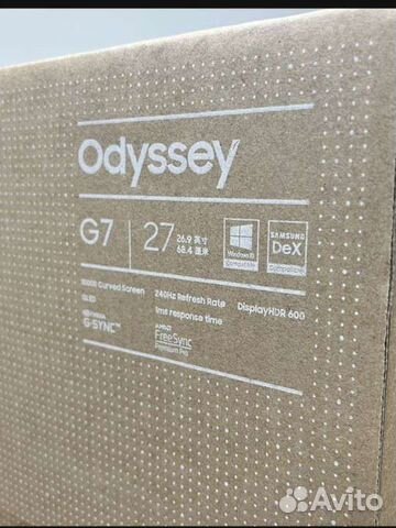 Монитор игровой Samsung c27g75tqsi новый