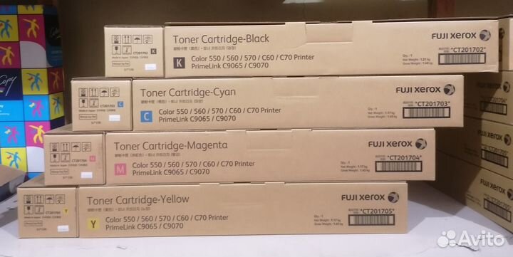 Тонер-картридж xerox Color С60/C70 (006R01659)