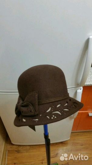 Женская шляпа из фетра,новая