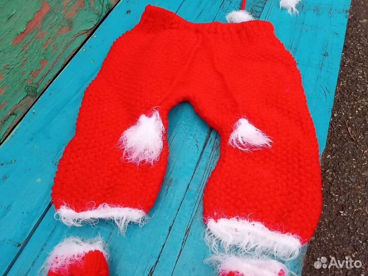Костюм новогод деда мороза на 1 год и 3 месяца