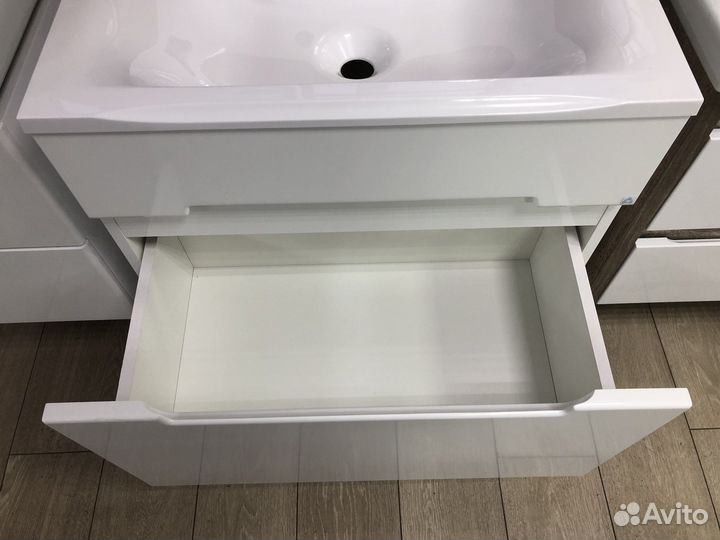 Тумба для ванной подвесная Оливия 65 см