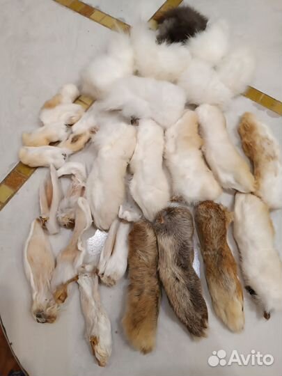 Игрушки для кошек и собак. Лапки, ушки, хвостики