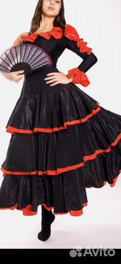 Костюм испанки фламинко