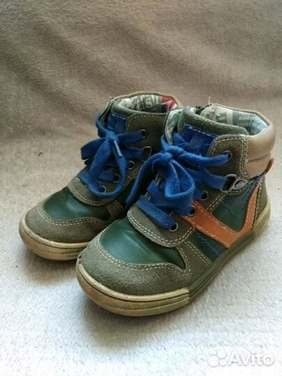 Ботинки демисезонные 24 р-р,замша