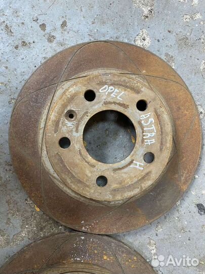 Диски тормозные задние Opel Astra H б.у
