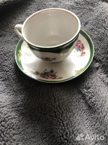 Чайная пара СССР / селедочные тарелки