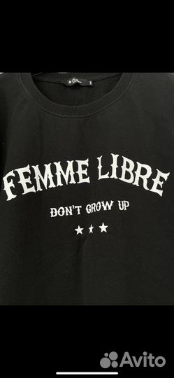 Свитшот черный с вышивкой colins S 42