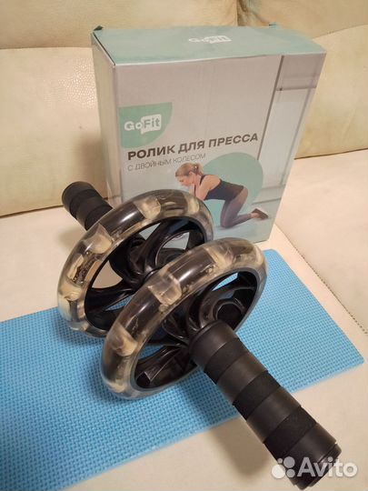 Ролик для пресса с двойным колесом