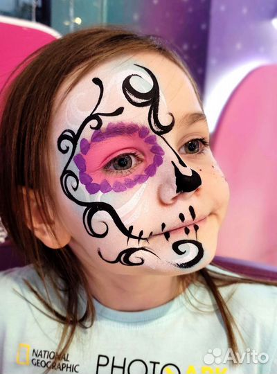 Аквагрим, блеск-тату