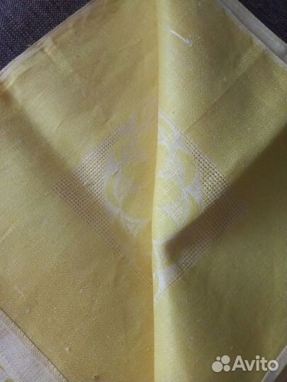 Скатерть лен-жаккард СССР новая