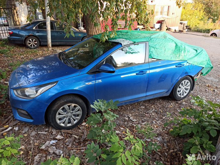 Hyundai Solaris 1.6 AT, 2017, битый, 110 000 км