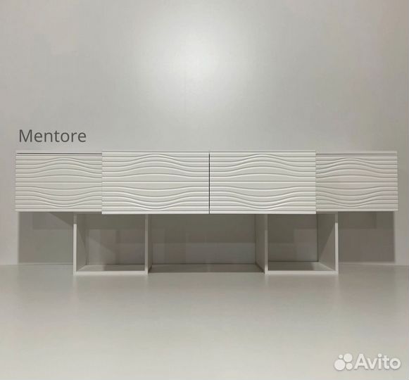 Тумба тв Bravo в белом цвете (2000х400х300 мм)