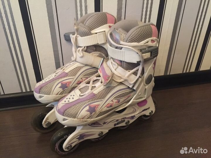 Роликовые коньки и защита