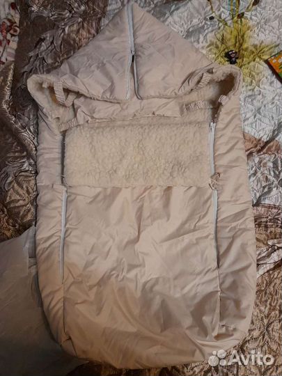 Зимний конверт в коляску