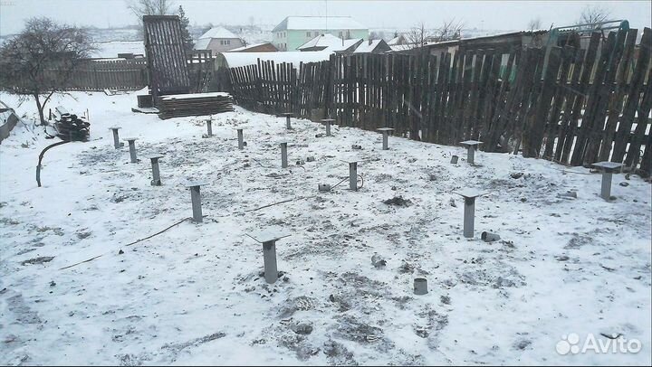 Винтовые сваи под фундамент