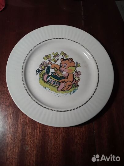 Посуда фарфор тарелки СССР винтаж