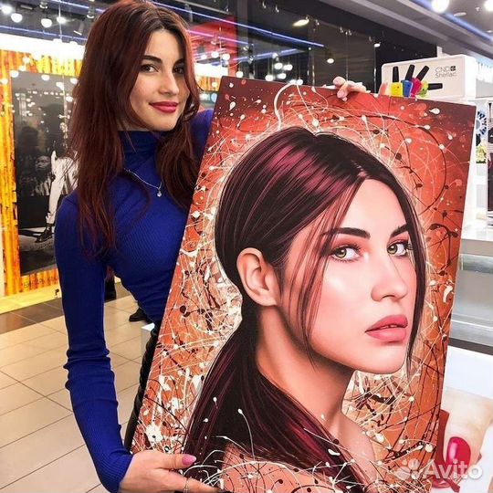 Портрет на холсте по фото(Разные стили)