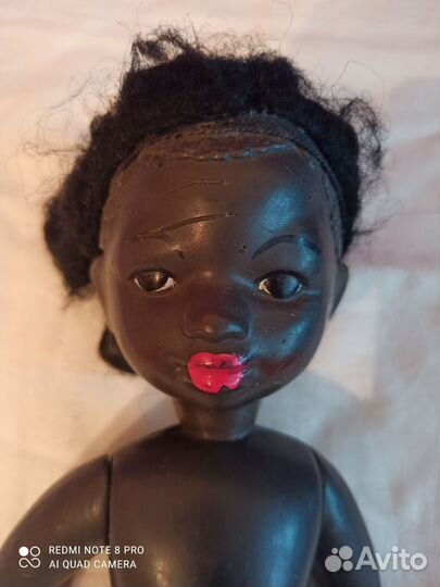 Кукла негр на запчасти