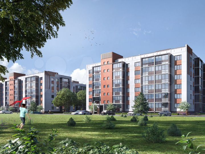 Квартира-студия, 33,7 м², 4/6 эт.