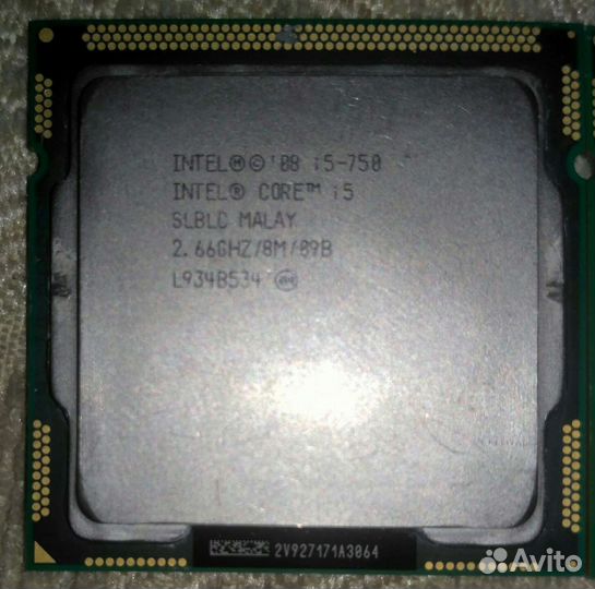 Процессор intel core i5 750