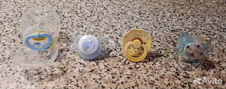 Соски/пустышки Nuk, Dr. Brown's, Bibs