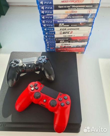 Sony PS4 Pro 1Tb + 2 дж + Horizont