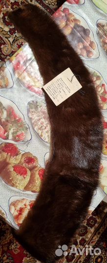 Меховой воротник норка