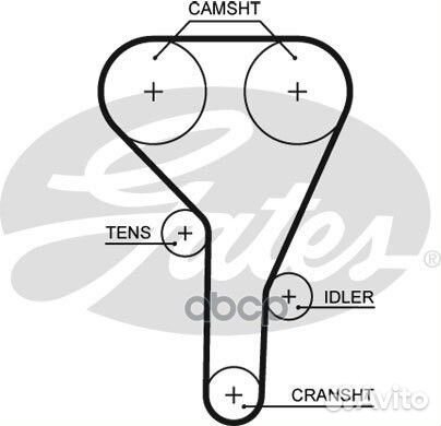 Ремень грм mitsubishi colt/smart forfour 1.5