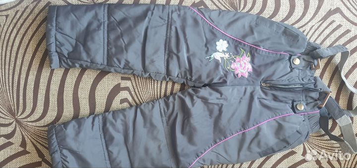 Штаны утепленные 110 для девочки