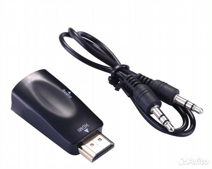 Активный переходник Hdmi - VGA с выводом звука