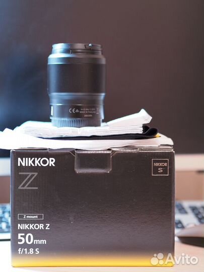 Nikkor Z 50mm f/1.8 S, как новый